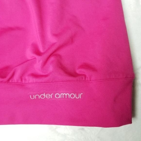 Under Armour Pink Racerback Tank Workout Heat Gear Women's Size S - Picture 4 of 7